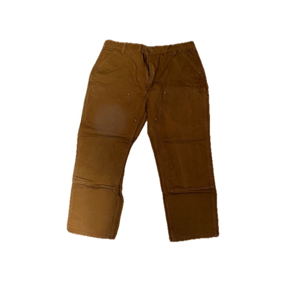 Carhartt B01 Brown Double Knee Carpenter Pants 42x30 Perfect